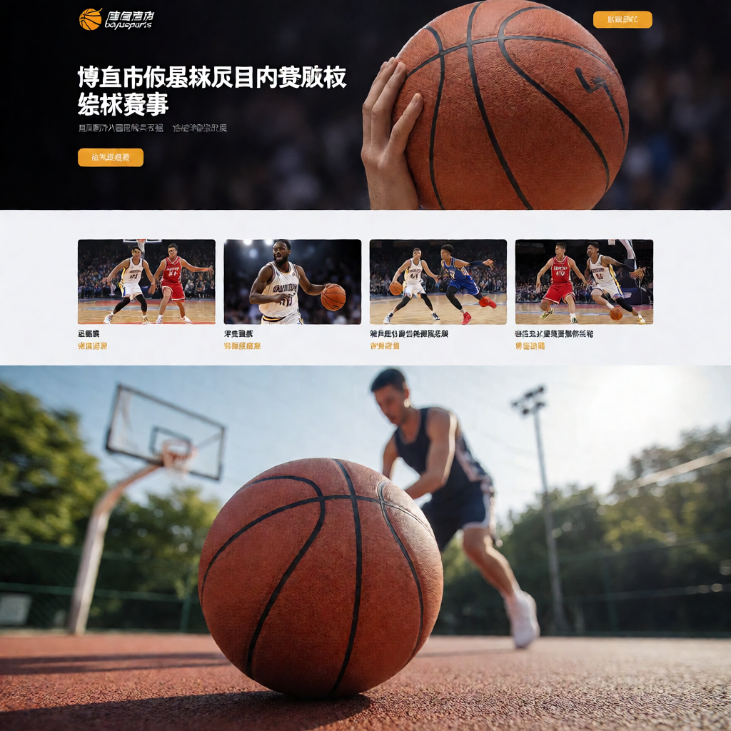博鱼体育篮球赛事内容板块，展示篮球项目与观赛服务